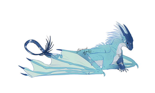 Original character made in the world of Wings of Fire by Tui T. Sutherland