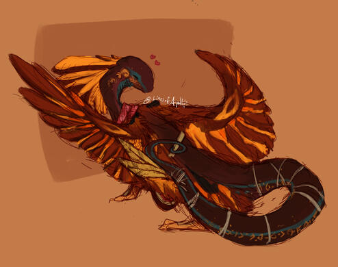 Colored sketch for Blazestorm22