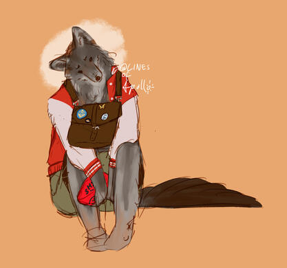 Sketch colored for Drakendinn