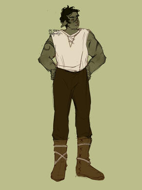 Sketch colored for xenoentity