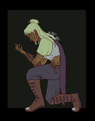 Lined and colored for a discord commissioner