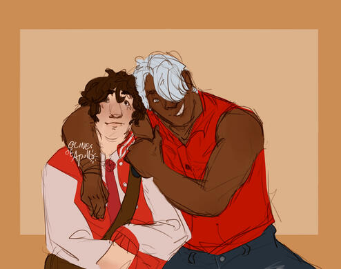 Sketch colored for Drakendinn