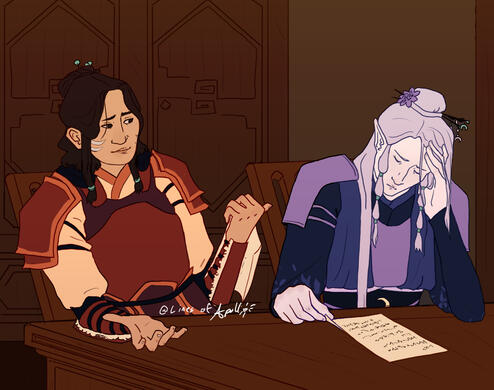 Lined and colored for Hikumi!